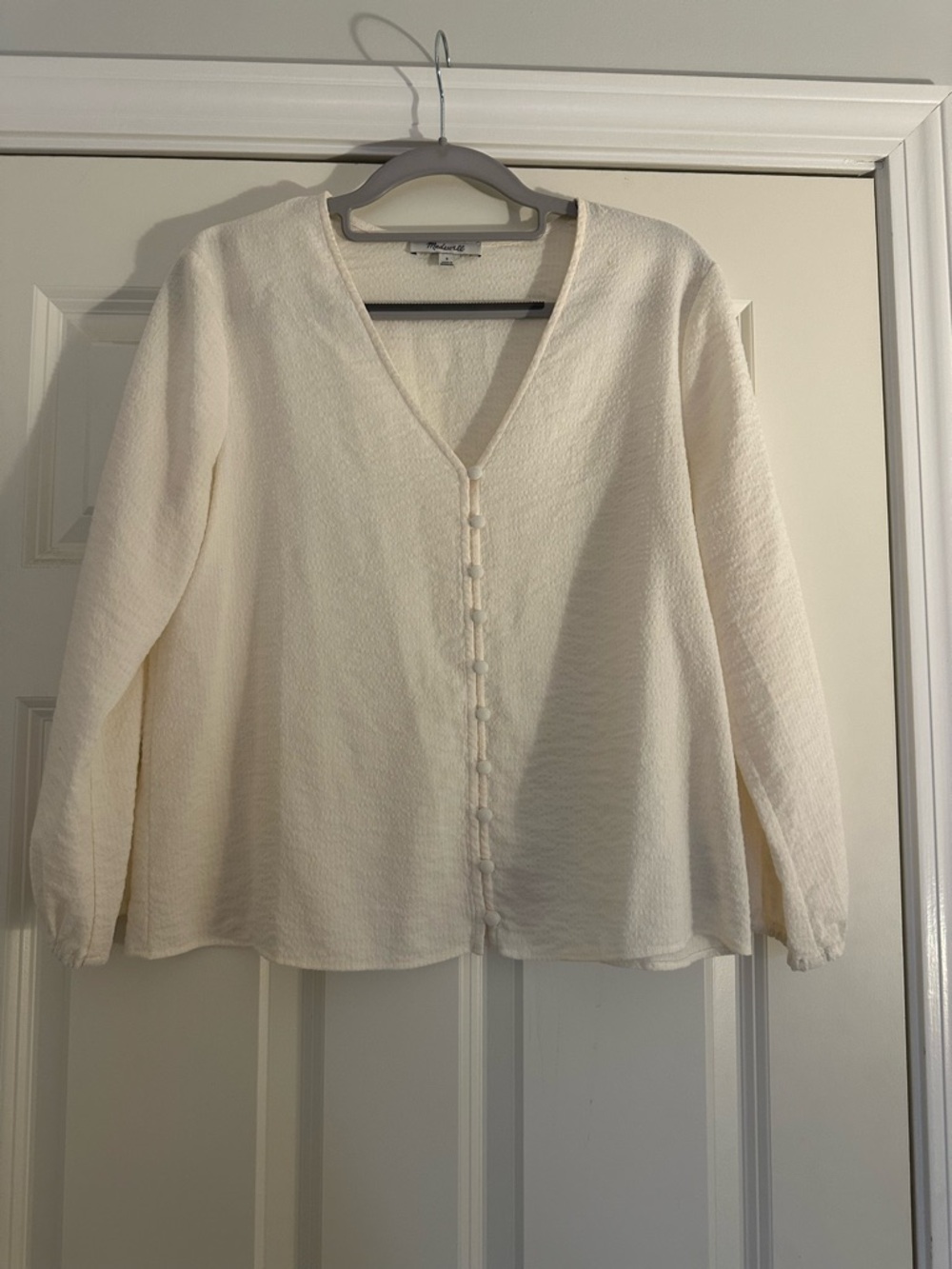 Madewell Top - Size Small - Button Blouse - Picture 3 of 10